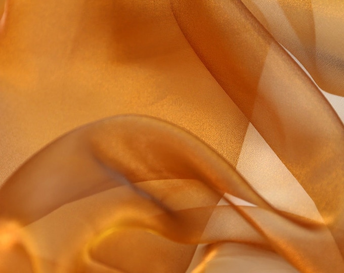 Glitter Romantic Wedding Fabric, High-density solid color organza fabric, costumes, veil, background fabric, by the meter, 56"W, 18 colors