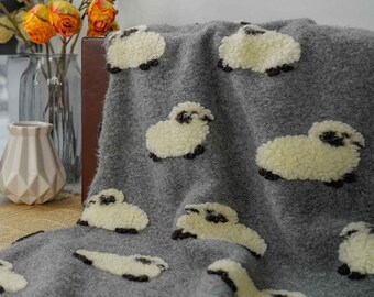 Lamb Velvet Fabric, Grey Plush Fabric, Soft plush, Fabric, Upholstery, Cosplay, Costume, blanket, Hats, Jacket, Bag/Fabric by yard, 63" W