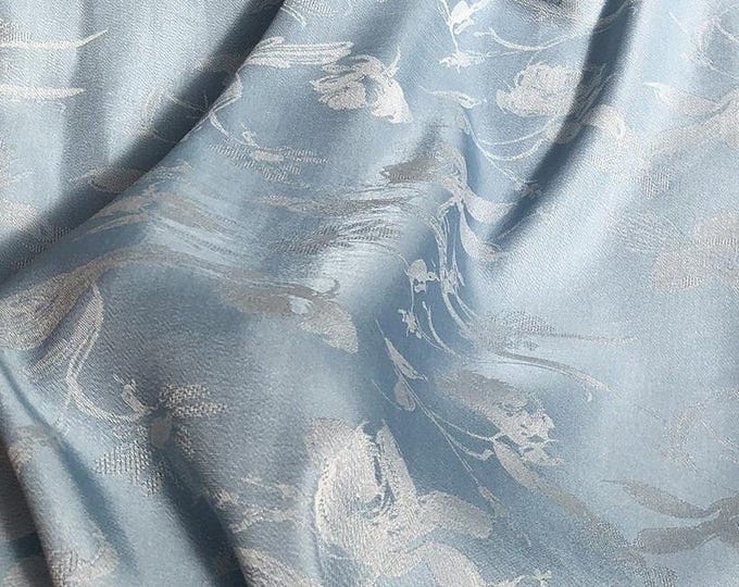 9 colors Two Sides Jacquard Damask Fabric, 57“Wide bird flower, Upholstery, Decor, Costume, Handbag, Sewing, Cosplay, DIY/Fabric by 1 meter