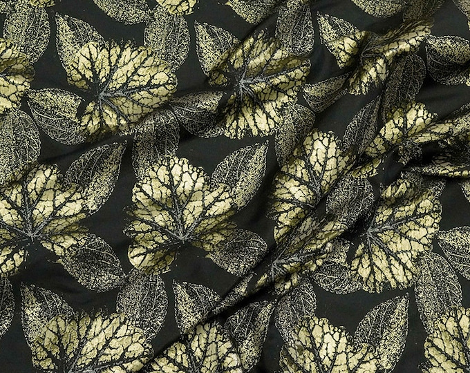 Gold thread jacquard fabric, 3D texture, designer fabric, Blue Flowers, Upholstery, Prom dress & Jacket Sewing fabric, 57" W By Meter, SALE