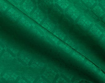 Japanese Nishijin Ori Fabric, Plain Obscured jacquard Traditional Japanese Wedding silk brocade by the meter, 59“ Width On SALE, 10 colors