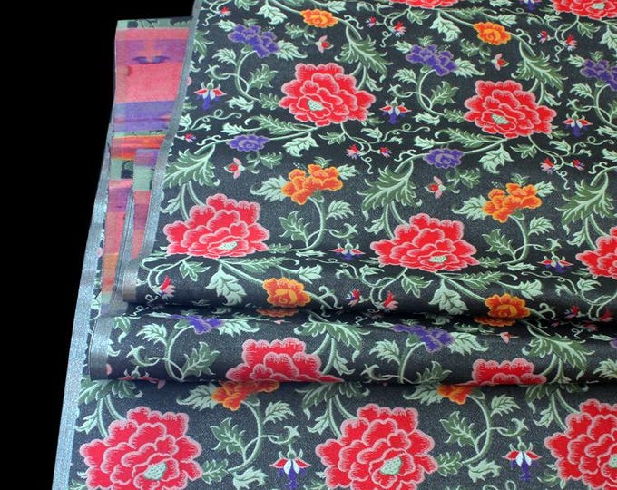 Chinese Dynasty brocade Fabric | Full Meter Price | 56" Wide | Jacquard Polyester | Cheongsam, Mongolian robe, Qipao , Decor DIY fabric