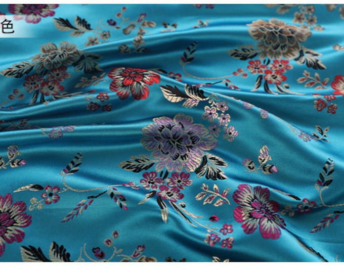 Chinese style Mongolian Gown Tibetan robe decoration Brocade handmade fabric, jacquard silk brocade, Upholstery, Quilting and Sewing fabric