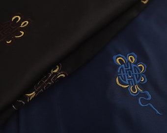 Chinese style Mongolian Gown Tibetan robe decoration Brocade handmade fabric, jacquard silk brocade, Upholstery, Quilting and Sewing fabric
