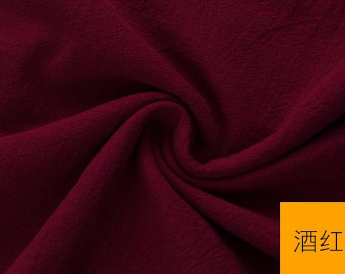 100% Linen & cotton fabric Linen Fabric softened stonewashed quilting fabric for bedding, apron and clothing DIY gift for Mom| 55"W