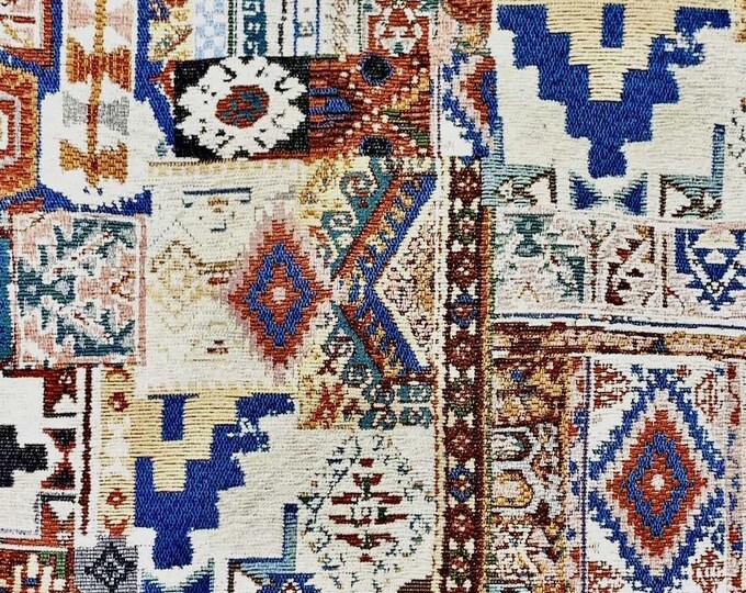 59"W tapestry abstract pattern clothes, bags, shoes, crafts fabrics, Upholstery, Decor, Costume, Curtain, Handbag, Sewing/Fabric by 1 yard