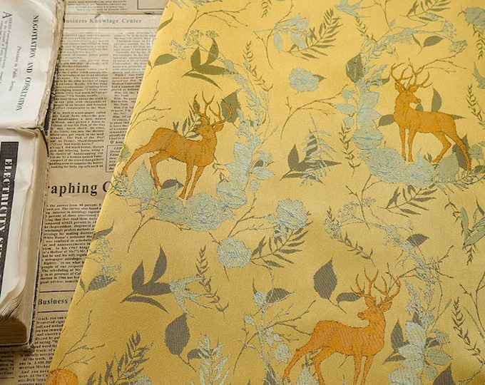 Rayon jacquard fabric, 59"W By 1 Meter, Upholstery, drapery, Decor, Costume, Curtain, Handbag, Sewing/soft, drapy Fabric by the meter