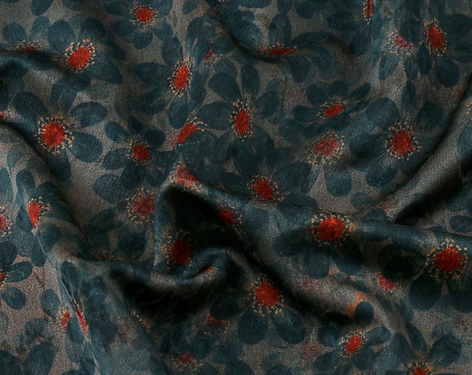 Plum Blossom Tea Silk Satin Fabric - 59"W Upholstery, Costume & Decor