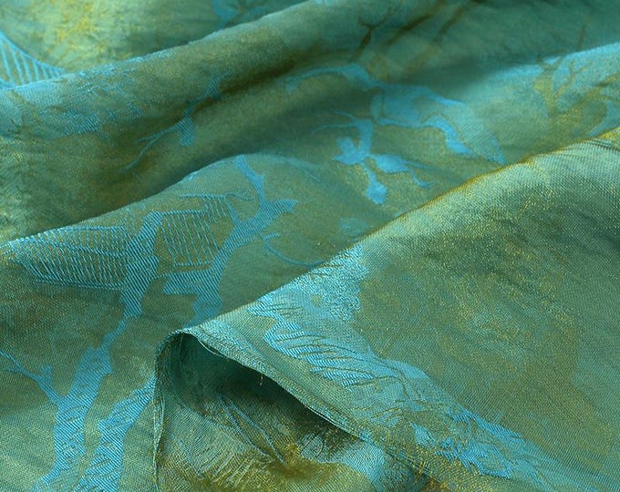 Lightweight Tea Silk Satin Fabric: 59"W Upholstery, Costume, Drapery