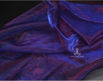 10 colors Symphony Mermaid Organza Fabric, 57" Wide, Sells by the Meter, handmade diy designer fabric, Upholstery, Decor, Costume/Fabric