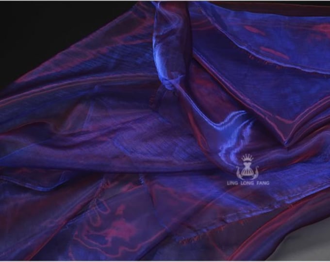 10 colors Symphony Mermaid Organza Fabric, 57" Wide, Sells by the Meter, handmade diy designer fabric, Upholstery, Decor, Costume/Fabric