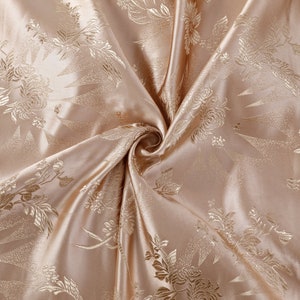 29.5 "Larghezza cinese splendido arazzo arazzo di raso di seta broccato, tessuto jacquard al metro, cheongsam tappezzeria cucito