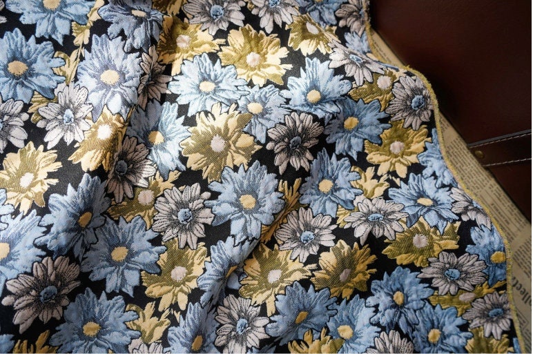 Vintage Oil Painting Jacquard Fabric Designer Fabric - Etsy