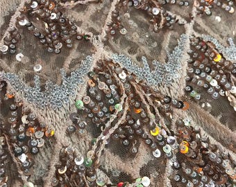 Sequin Net Gauze Fabric: Sparkling Material for Dresses, Costumes, & DIY