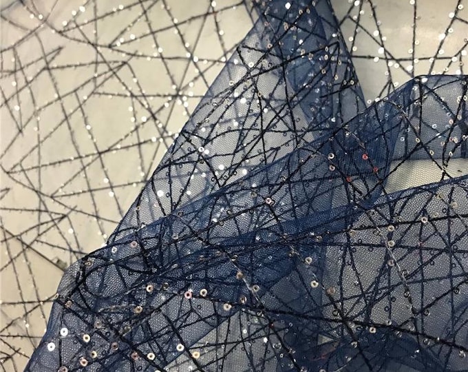 Sequin fabric spring summer 3mm sequin mesh fabric – Sparkling fabric for Costumes, DIY Projects, bag & Apparel, Doll Making fabric by yard
