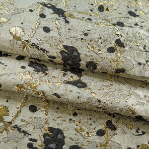 Gilding Bronzing Jacquard Fabric: Embossed Metallic Designer Material image 2