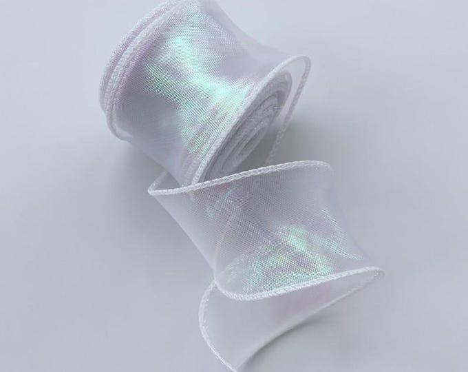 4cm W Gradient color fishtail yarn, flower cake gift packaging, ribbon hair accessories, handmade, DIY bow Fabric, Wedding, Event, Decor