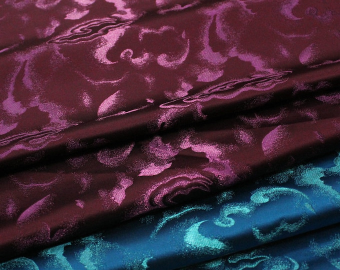 2 Color Cloud style brocade fabric, jacquard fabric, Costume dress, Cheongsam, Home Decor, Pillow Case fabric, by the meter