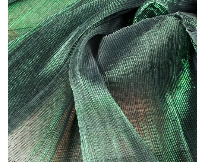 Pleated hard mesh fabric, 55" Wide Designer Fabric, Wedding decoration, Gowns, Crafts, Events, Stiff shape and Texture fabric, 6 colors
