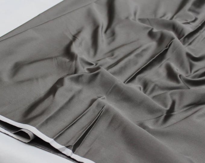 10 colors Plain Silk Brocade Fabric, 29" Wide, Sells by the Meter Gray, Navy, Purple, White