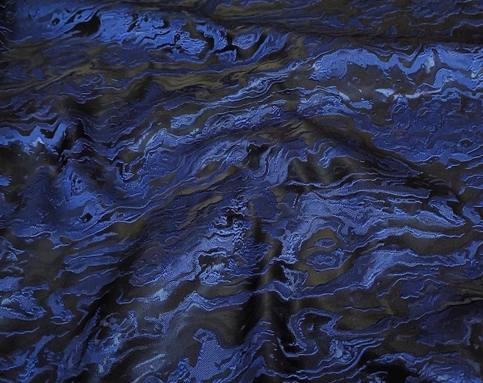 66"width Blue and black double-sided 3Dl texture jacquard fabric, Upholstery, Quilting, Sewing, DIY and drapery, costume/ fabric, 10 colors