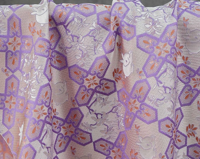 Song Brocade Woven Vest Fabric – Traditional Chinese Jacquard Material for Clothing & Crafts, 59"Wide