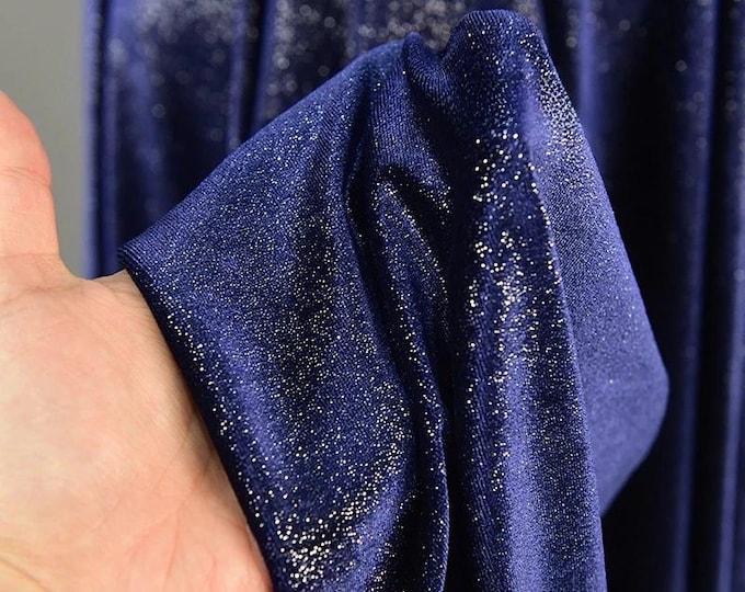 Glitter Korean velvet fabric, Gypsophila smooth four-way stretch drape fabric, Curtains, Drapery, Upholstery, Sewing, Dress, shoes/fabric