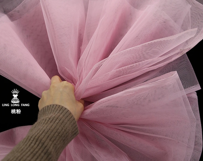 Hard Yarn Stiff Organza Fabric, 62"W 26 colors DIY Designer Fabric, Wedding, Gowns, Crafts, Events, Stiff shape , Texture fabric, Tutu dress