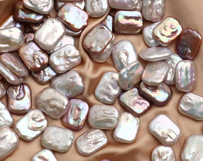 Baroque Square Pearl Beads: High Luster DIY Jewelry Making