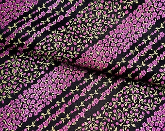 Silk Brocade Fabric moon flower Design, Wedding Fabric, 45"W By 1 Meter, 16 colors, Upholstery, Quilting, Sewing, Costume/brocade Fabric