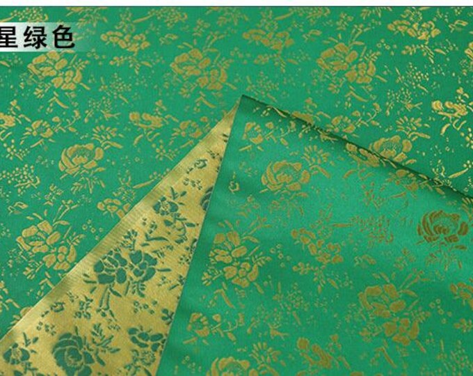 Chinese style Mongolian, Tibetan robe decor, handmade, jacquard silk brocade antique fabric, Upholstery, Quilting and Sewing fabric  drapery