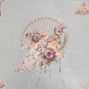 Jacquard Damask Fabric: 3D Designer Upholstery, Costume, Decor - 56" W image 4