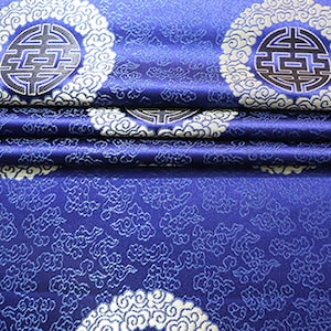 Chinese style Mongolian Gown Tibetan robe decoration Brocade handmade fabric, jacquard silk brocade, Upholstery, Quilting and Sewing fabric