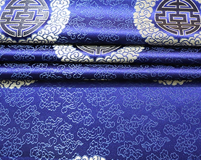 Chinese style Mongolian Gown Tibetan robe decoration Brocade handmade fabric, jacquard silk brocade, Upholstery, Quilting and Sewing fabric