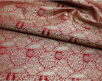 4 Color Cloud style brocade fabric, jacquard fabric, Costume dress, Cheongsam, Home Decor, Pillow Case fabric, by the meter