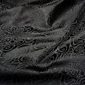 Cloud Brocade Fabric: Silk Rayon Jacquard, Costume Dress Material