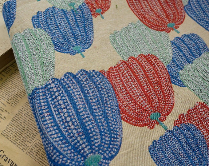 Autumn & winter Jacquard fabric, Thick slub jacquard, Upholstery, drapery, Sewing fabric, Upholstery, Decor, Jacket, DIY, 59"W By 1 Meter