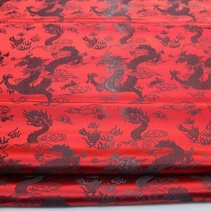 Chinese Dragon robe, cheongsam, Tibetan robe, spinning Fabric, silk, satin, and brocade, 35&quot;W