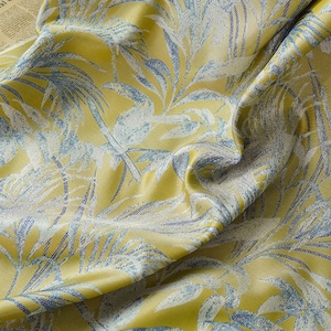 Tessuto 3D in rilievo Jacquard con filo d'oro, disegno di uccelli, 64"W, tappezzeria, arredamento, costume, tenda, borsa, cucito, fai da te, trapuntatura/tessuto da 1 metro
