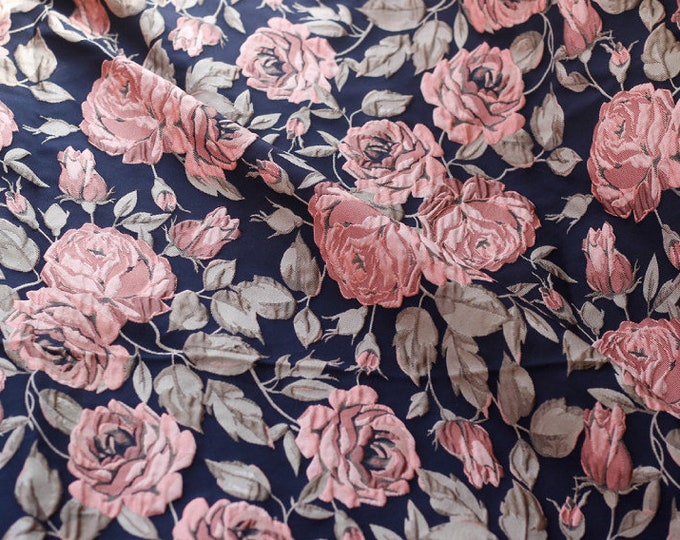 Dahlia wrinkle jacquard fabric, 3D fabric, designer fabric, Prom dress, Upholstery, Decor, Costume/Fabric by the meter, 56"W, 2 colors