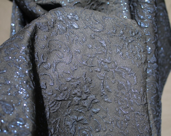 Metallic gold thread woven jacquard, 3D shimmering embossed fabric, Upholstery, Decor, Costume, Handbag, Sewing, crafts, DIY/Fabric, 55"W