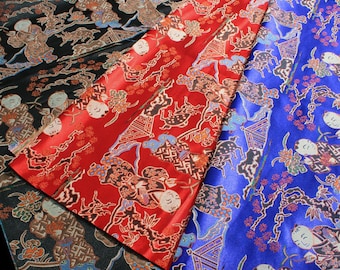 Chinese Traditional Element Descendants of the House Jacquard Brocade Fabric, Floral Curtain/Dress DIY Sewing Fabric, Home Furniture Fabric
