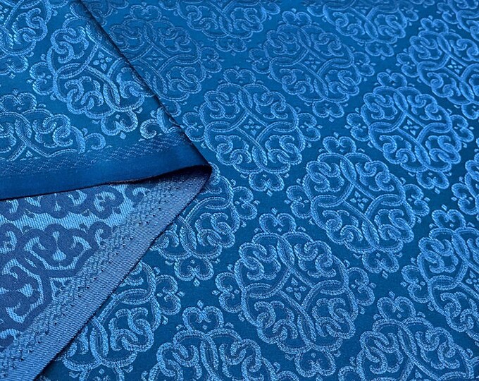 Mongolia Tibetan Plain Chinese Silk Brocade Fabric, 29.5"W, Upholstery, Decor, Costume, Curtain, Handbag, Sewing, Cheongsam/Fabric by 1meter