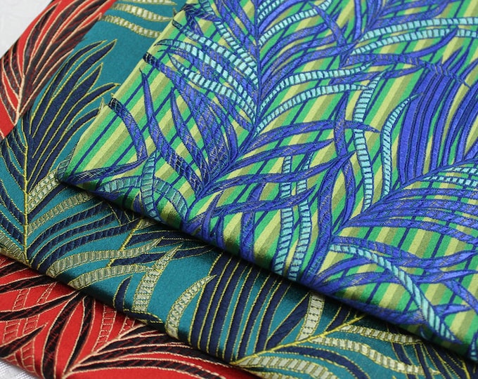 Chinese brocade fabric, Cypripedium pattern,Jacquard fabric,cheongsam & Qipao fabric, Cosplay DIY fabric,Kimono fabric, 5 colors,1mtr/pc