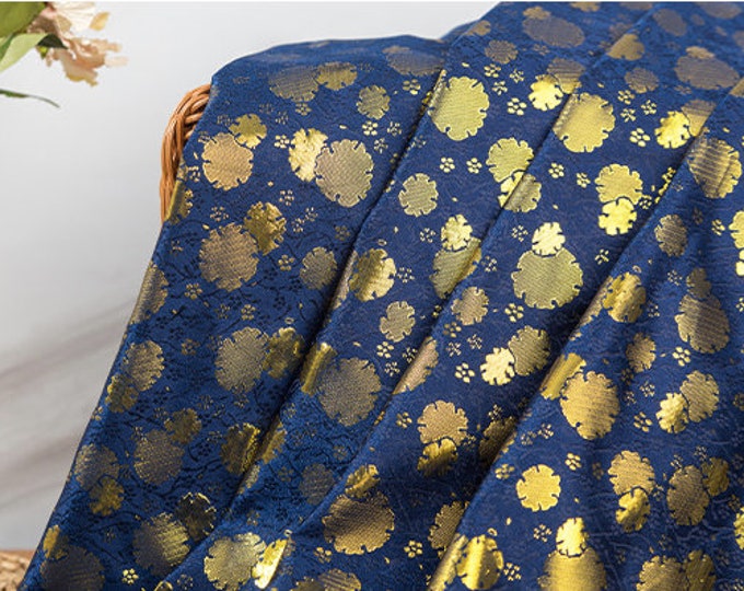 Metallic Paisley Brocade| 6 colors to choose | 59" Wide | Chinese Brocade Fabric | Chinese Fabric | Chinese Jacquard | Asian Fabric | Sewing