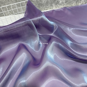 9 Farben Wasser-Glanz Ultra-Glanz Kristall Seidensatin Stoff, Metallische Glanz Kleidung, Rock, Tasche, Jacke / Stoff, 57 "breit, Quilten & Nähen
