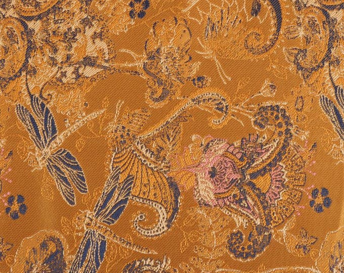 55"W 10 colors embossed Palace jacquard rayon fabric, Damask, Upholstery, Decor, Costume, Curtain, Handbag, Sewing/Fabric by the meter