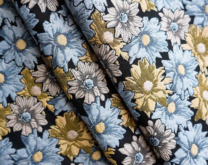 Vintage oil painting Jacquard fabric, designer fabric, Upholstery, Prom dress and Sewing fabric, Upholstery, Decor, 63"W By 1 Meter on SALE