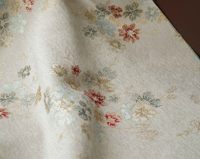 3D jacquard Retro French Court style fabric, 59"W, Upholstery, Decor, Costume, Curtain, Handbag, Sewing, DIY, Clothing, Cosplay, DIY/Fabric