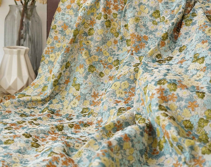 Hundred Gardens flower jacquard fabric, 3D fabric, designer fabric, Upholstery, Prom dress and Sewing fabric, 65" W By 1 Meter on SALE